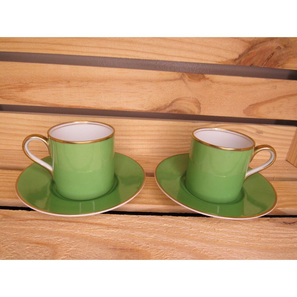 Vintage Noritake Japan Hand-Painted Demitasse Cup & Saucer Set – Gold Gilding